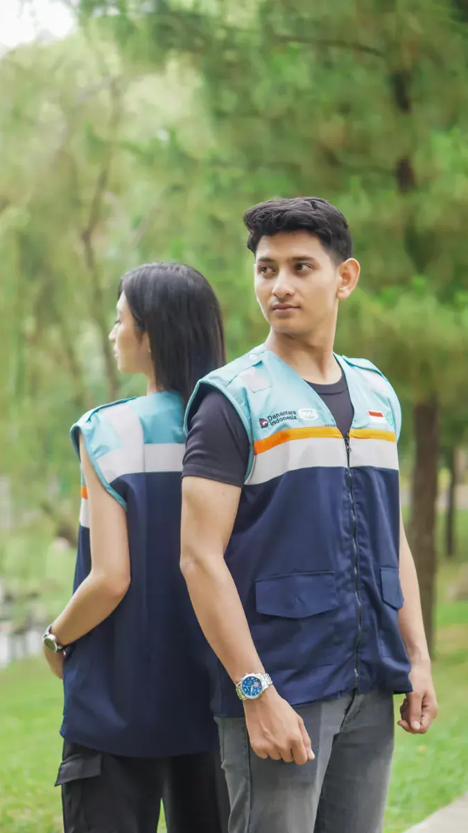 Rompi seragam kerja buatan Bazuin Clothing 1