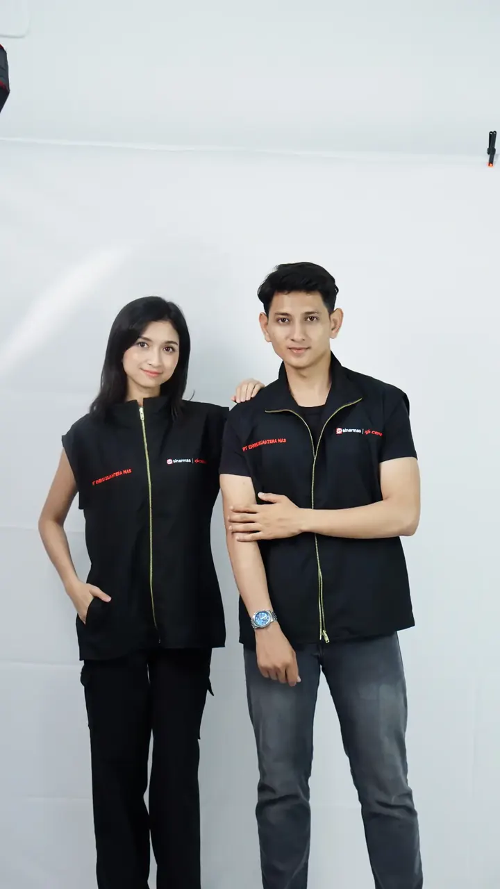 Rompi seragam kerja buatan Bazuin Clothing